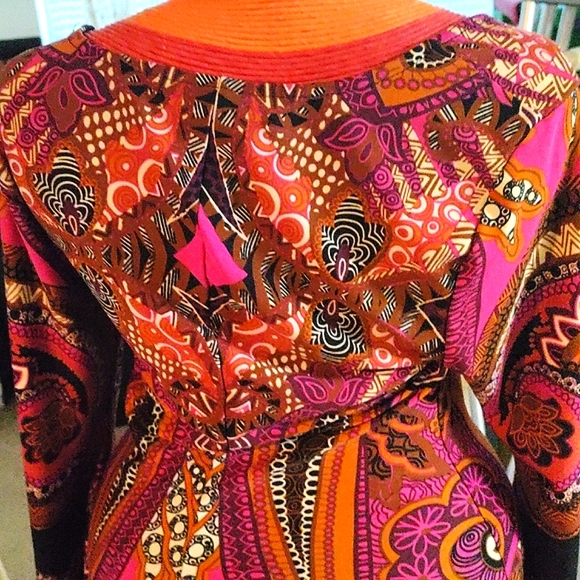 Medium multicolor curve hugging Bailey Blue women's dress - Picture 6 of 7